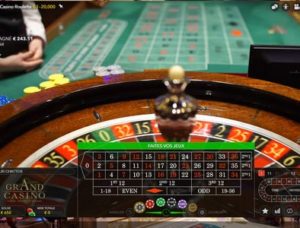 Roulette en direct du Grand Casino de Bucarest en Roumanie