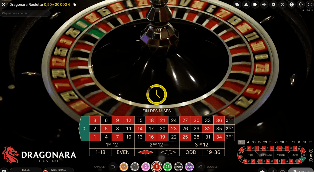 Roue de la Dragonara Roulette
