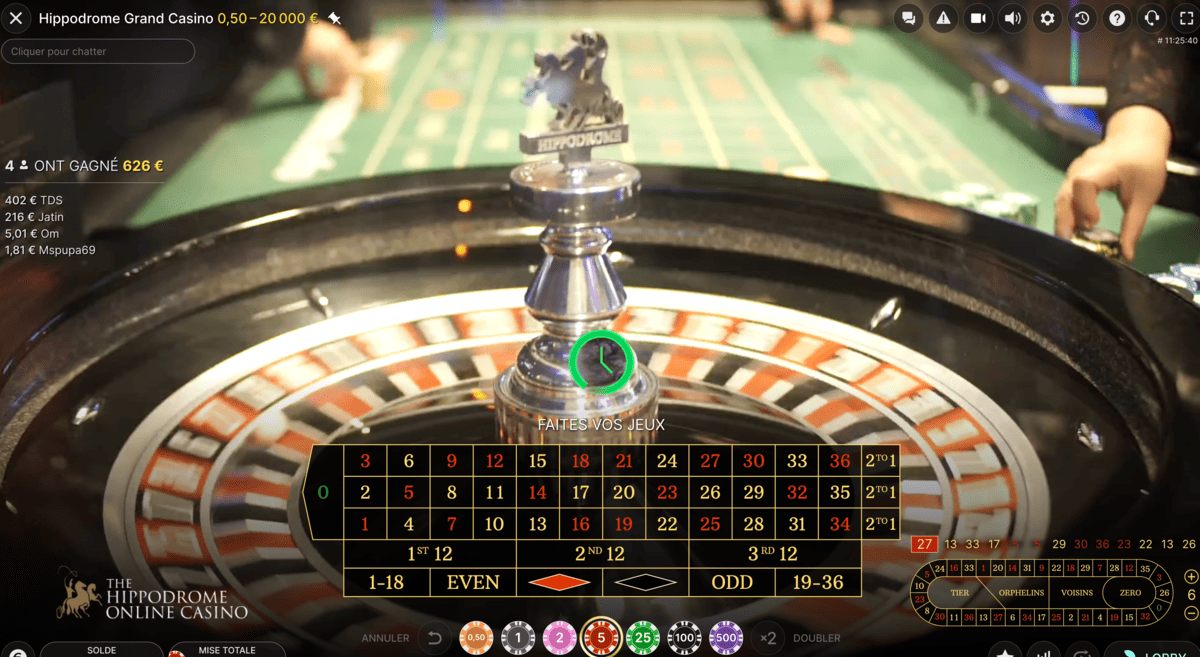 Roue de l'Hippodrome Roulette